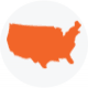 Nationwide coverage Icon